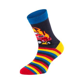 6 Paar TippTexx 24 Kinder Socken Feuerwehr